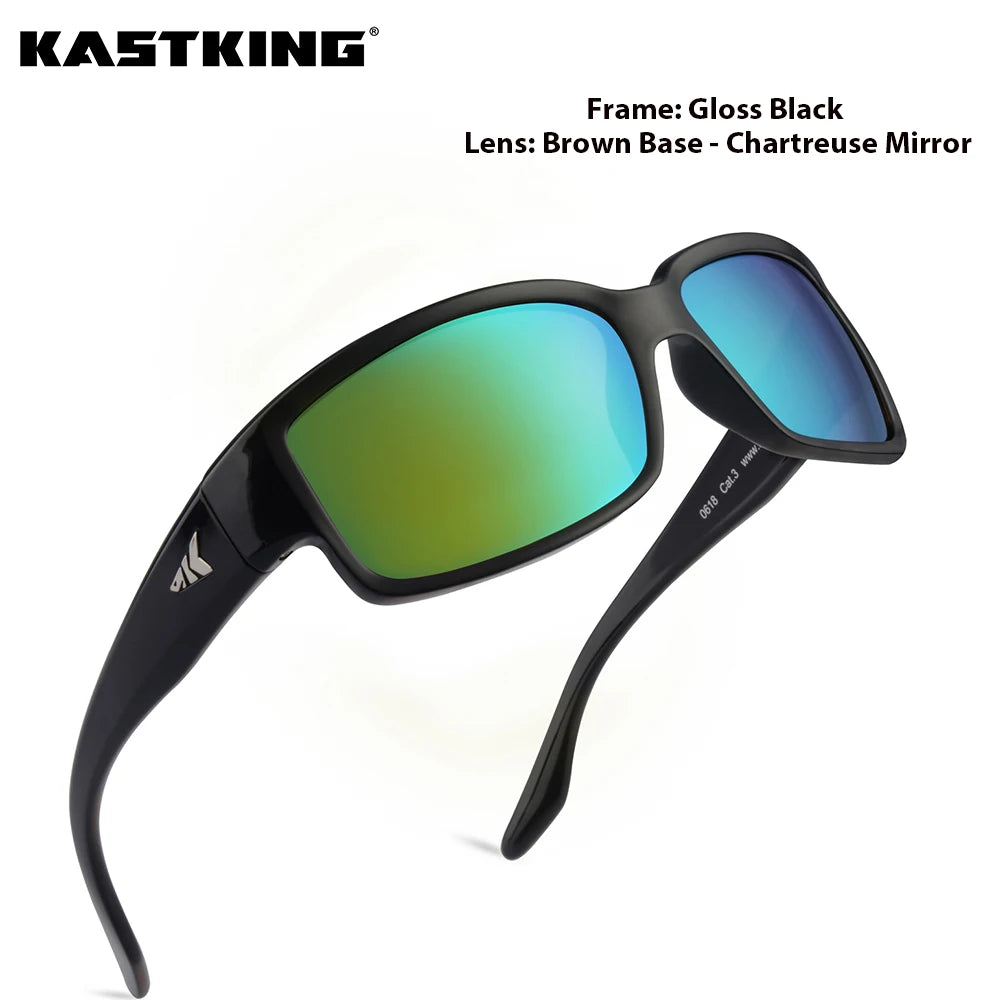 KastKing Skidaway Polarized Sport Sunglasses for Men and Women,Ideal for Driving Fishing Cycling and Running,UV Protection