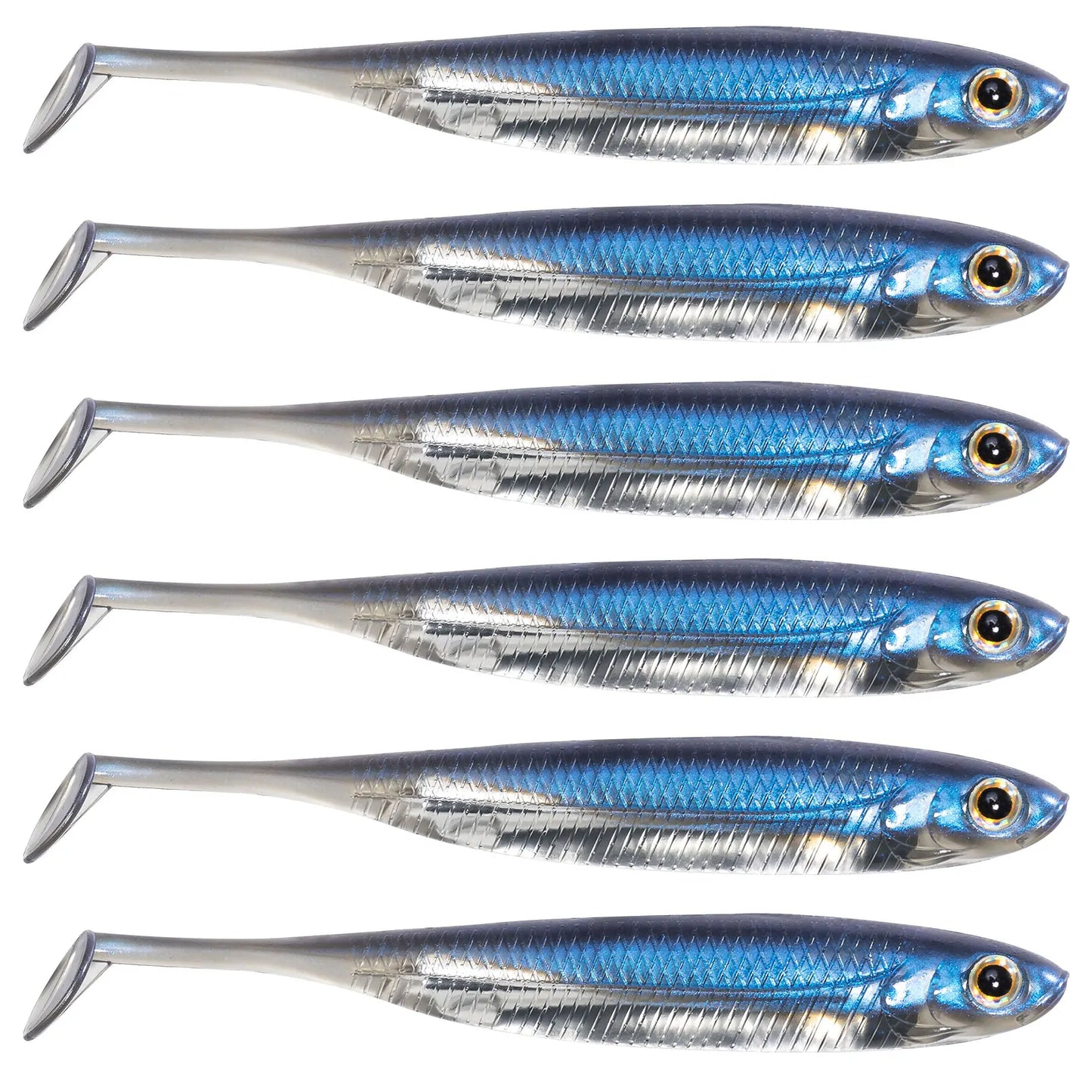 Soft Plastic Fishing Lures Paddle Tail Swimbaits