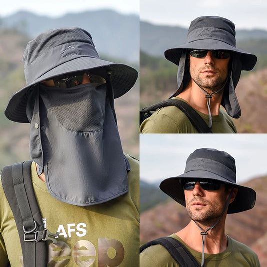 Unisex Fisherman’s Sun Hat – Quick-Dry, Breathable Summer Outdoor Fishing Hat