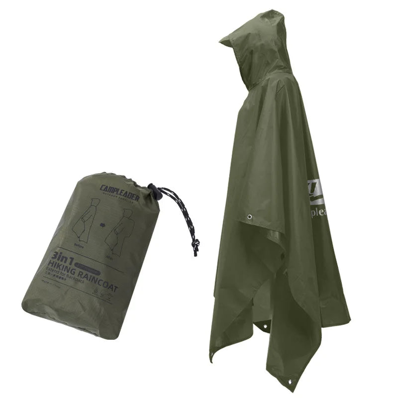 3-in-1 Outdoor Waterproof Raincoat