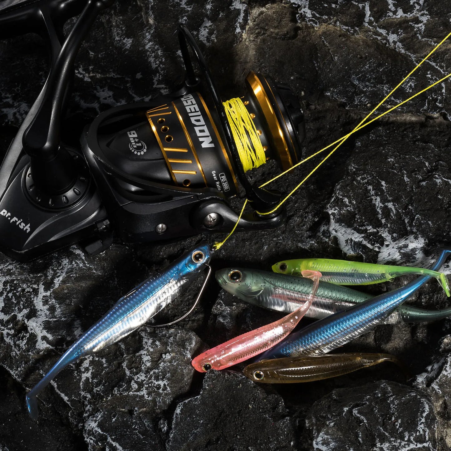 Soft Plastic Fishing Lures Paddle Tail Swimbaits