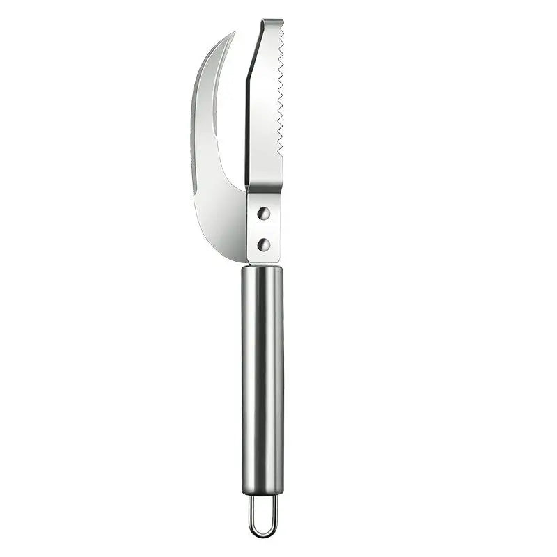 Stainless Steel 3 In 1 Fish Scale Knife Cut/Scrape/Dig