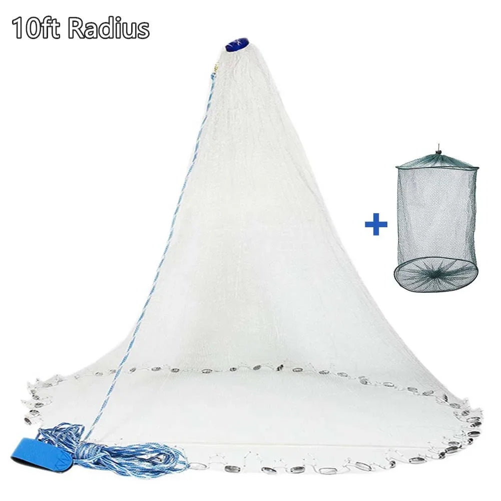 Casting Net 4ft 6ft 8ft Radius