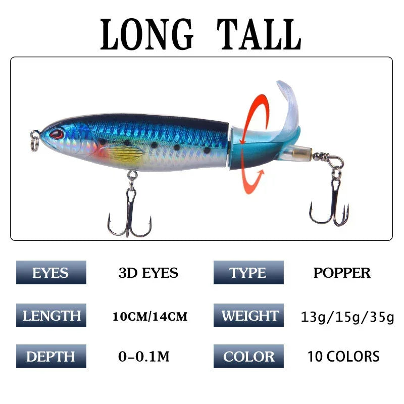 Topwater Fishing Lure Whopper Popper