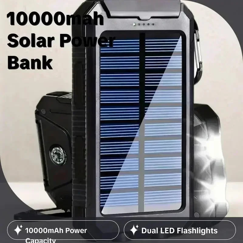 10000mAh Solar Power Bank