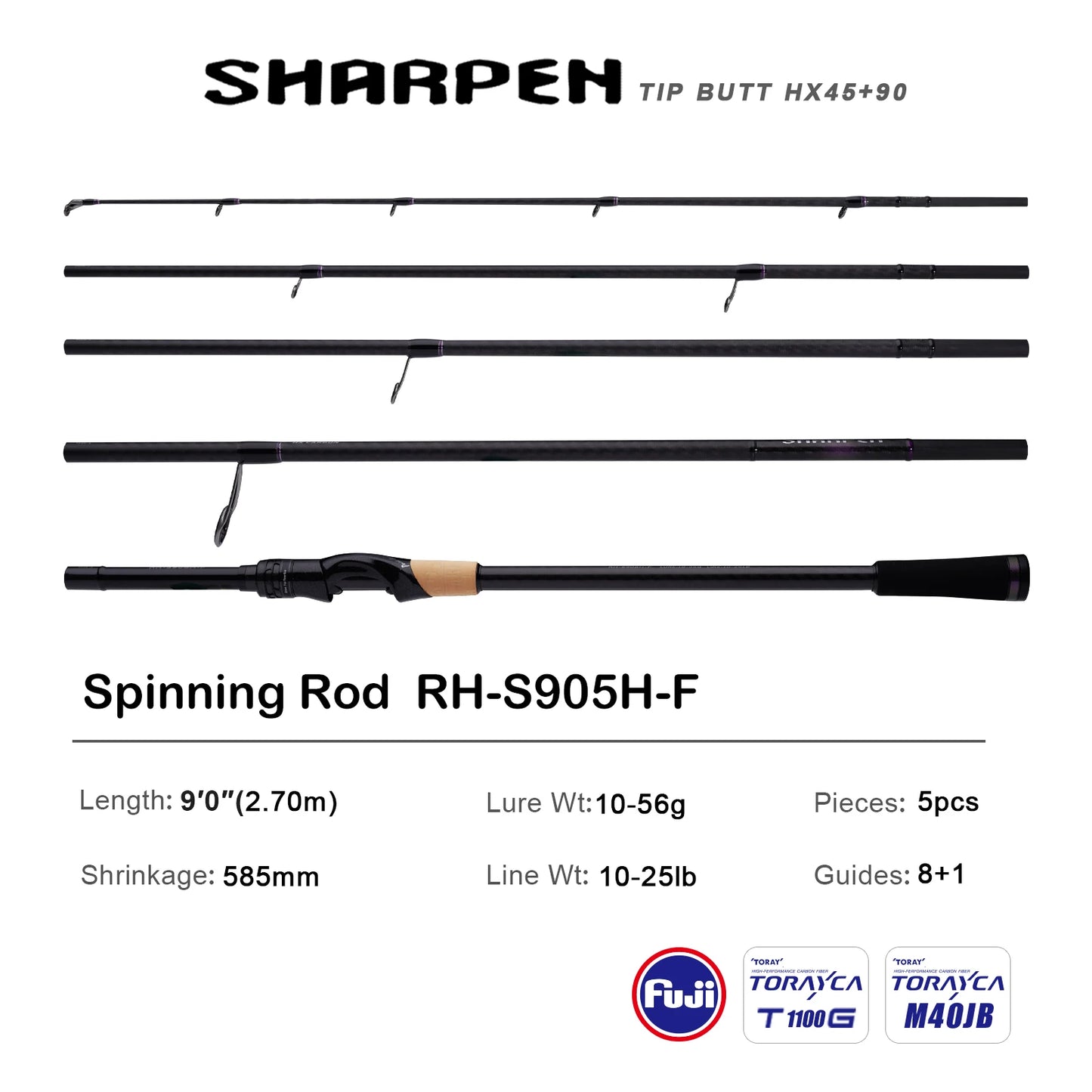 Soft Lure Spinning Rod