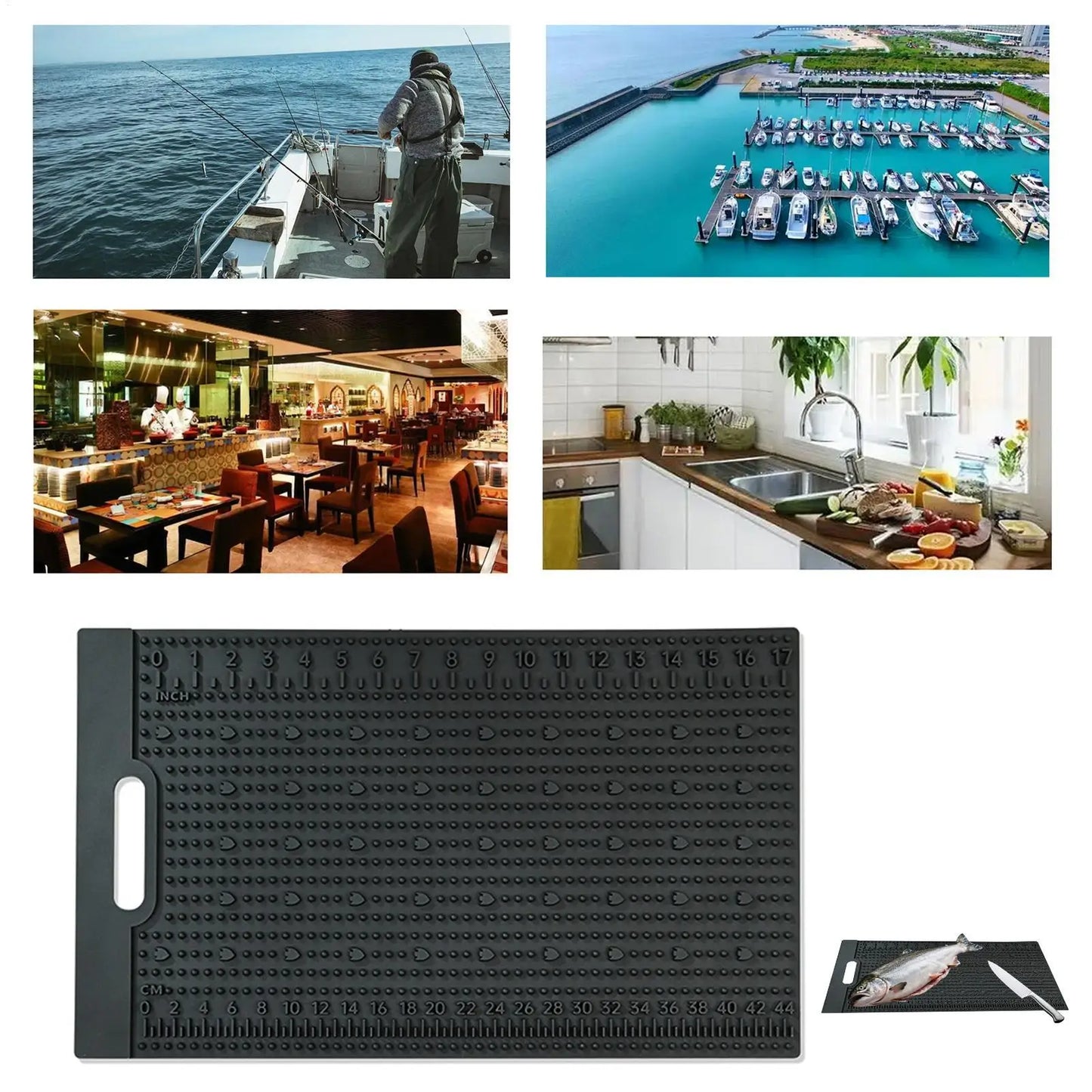 Non-Slip Fish Fillet Mat