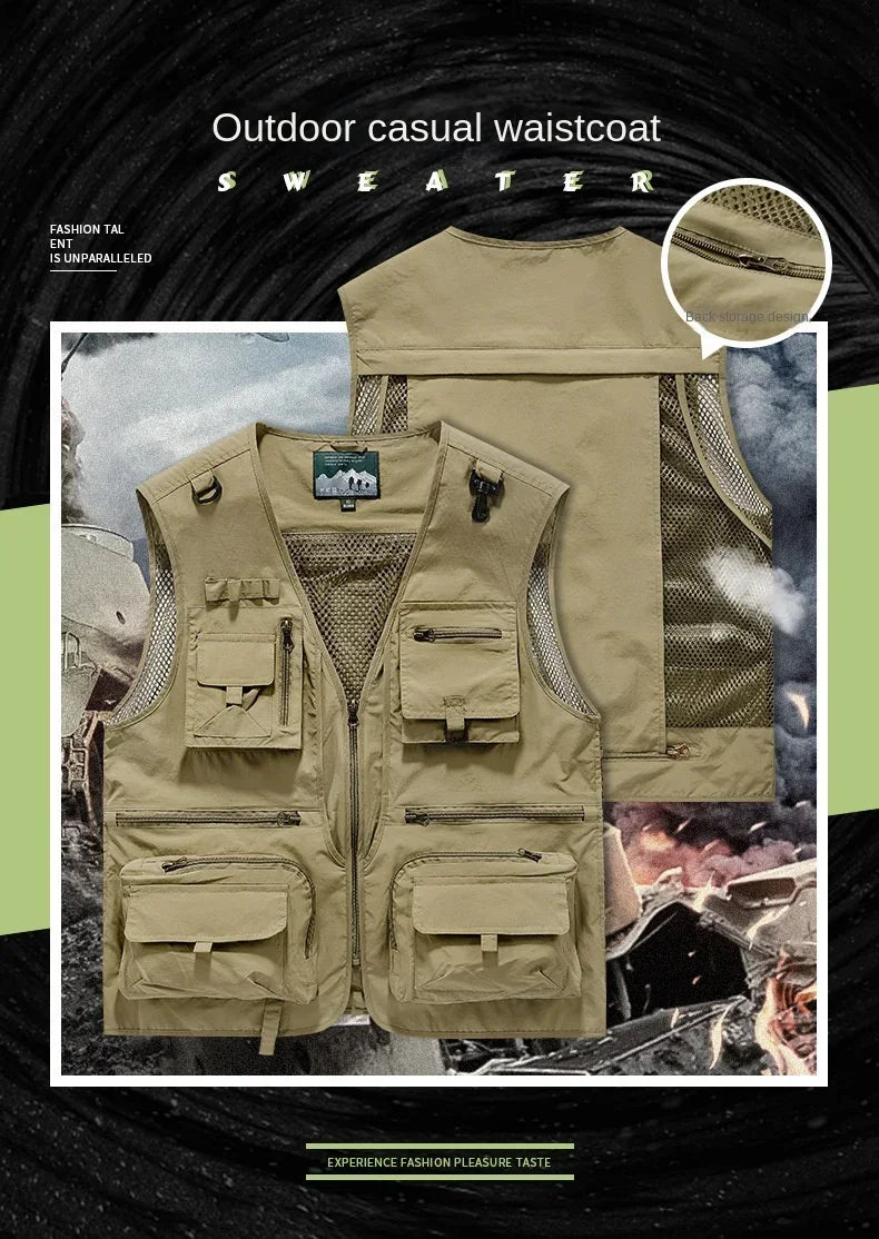Multipocket Quick Dry Mesh Fishing Vests