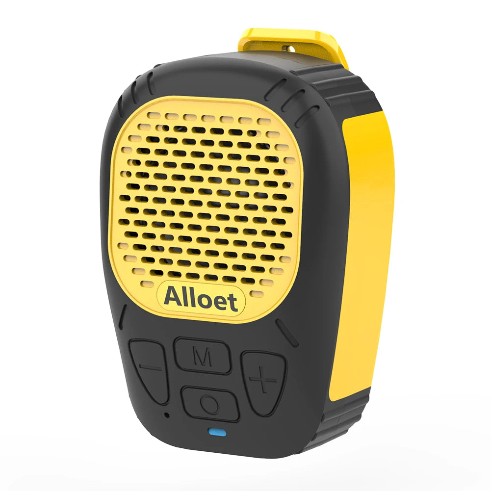 Wearable Bluetooth Speaker Magnetic Clip-On Wireless Speaker Waterproof Portable Sound with Strap for Hands-Free Music/Calls