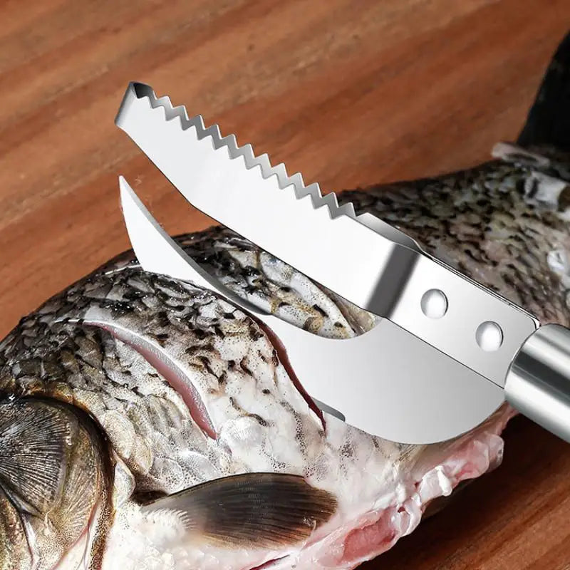 Stainless Steel 3 In 1 Fish Scale Knife Cut/Scrape/Dig