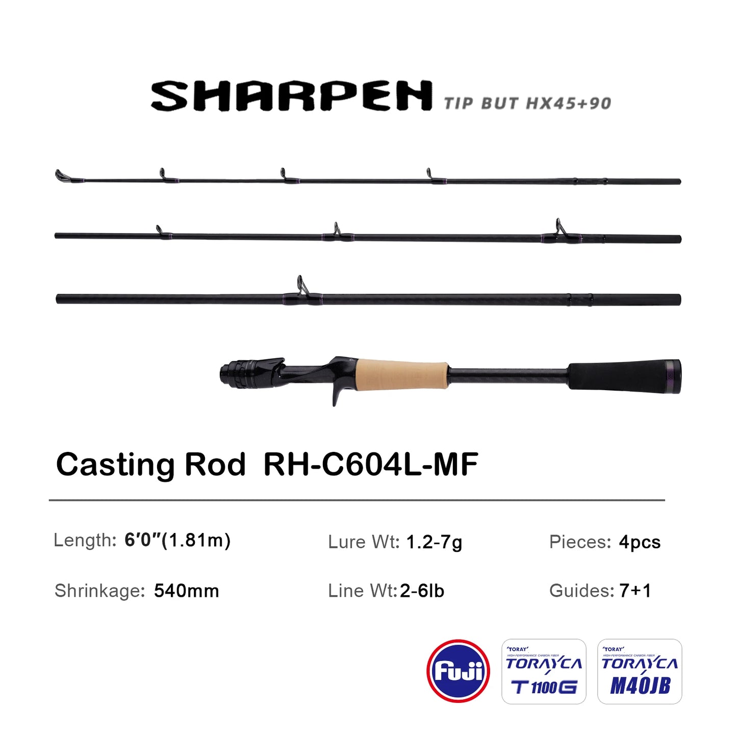 Soft Lure Spinning Rod