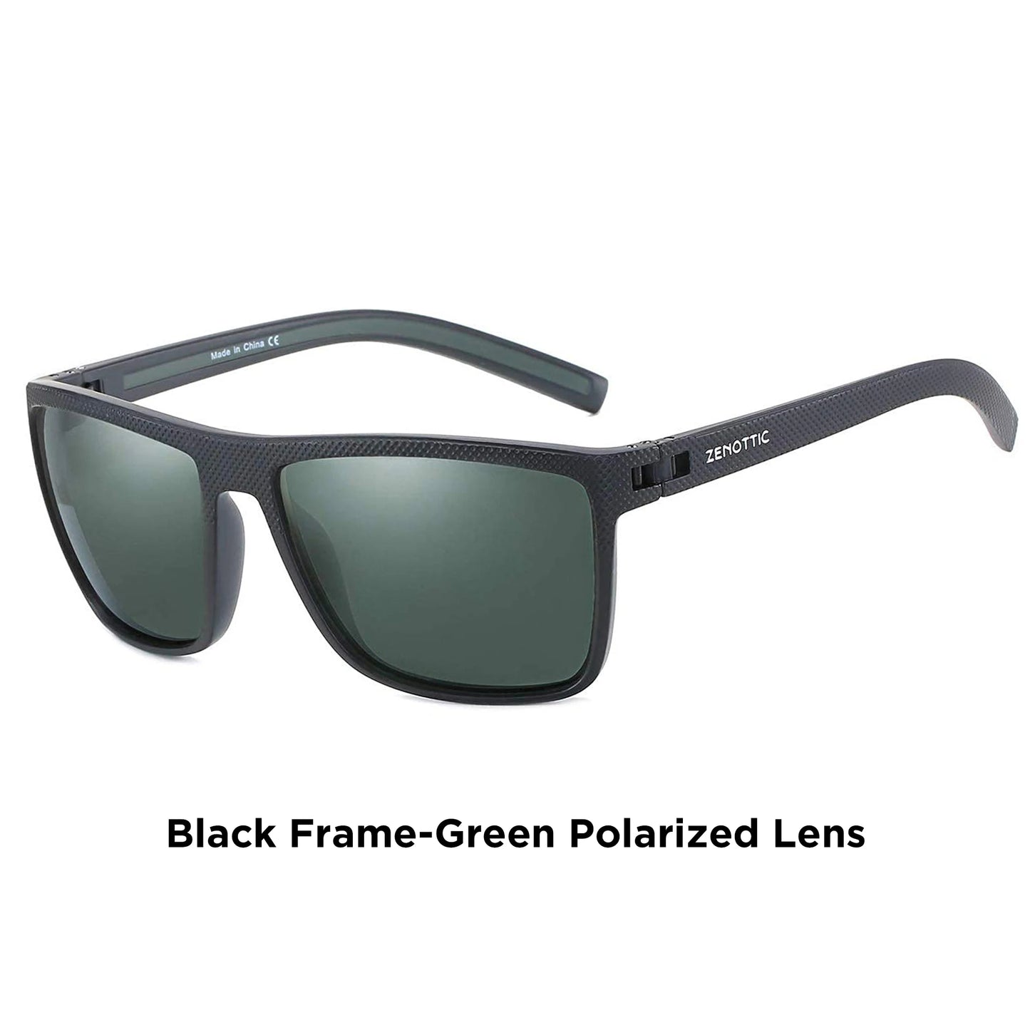 ZENOTTIC Polarized Sunglasses – Men’s Lightweight TR90 Frame, UV400 Protection, Square