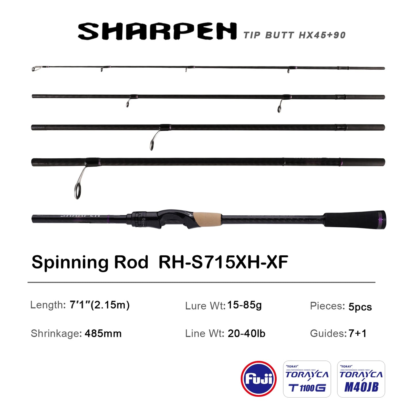 Soft Lure Spinning Rod