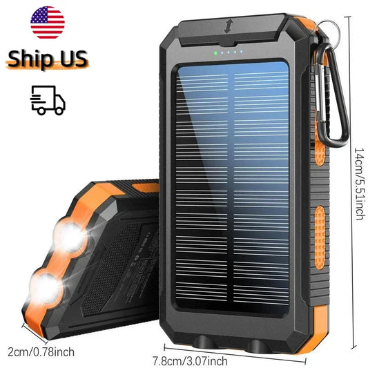 10000mAh Solar Power Bank