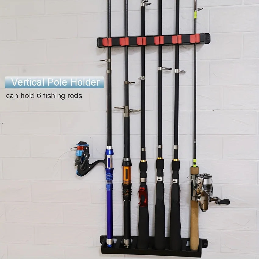 Fishing Rod Wall Rack