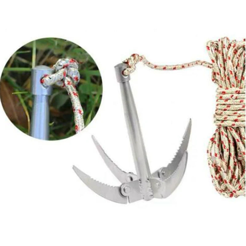 Folding Boats Anchor With Rope