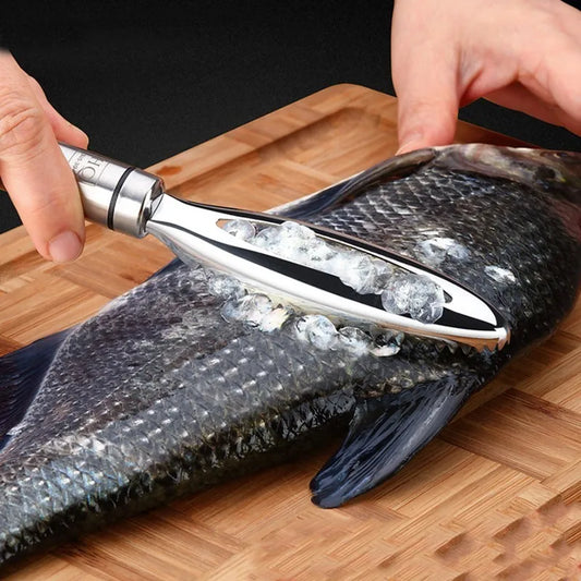 Stainless Steel Fish Scale Remover – Fast Cleaning Peeler & Bone Tweezers Tool