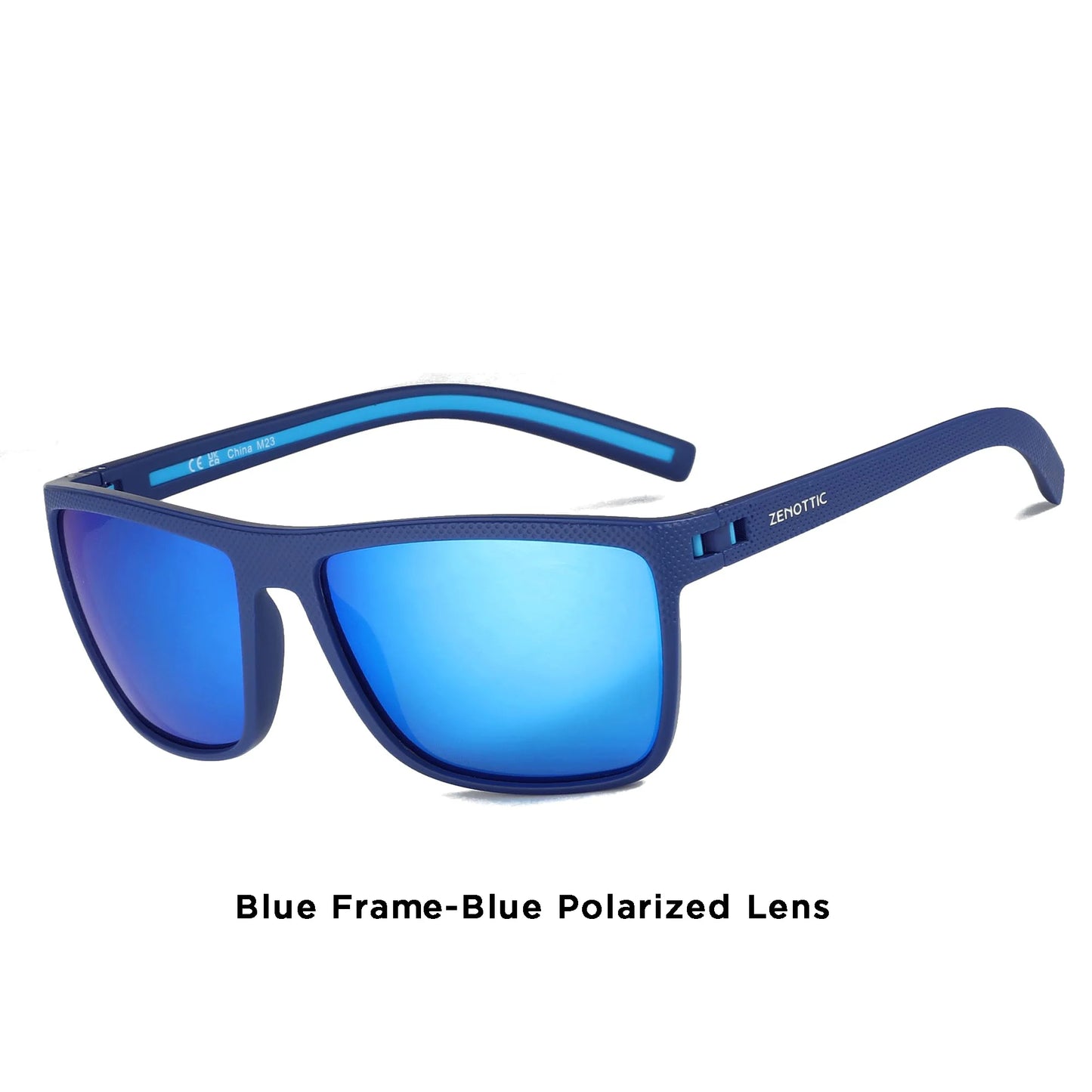 ZENOTTIC Polarized Sunglasses – Men’s Lightweight TR90 Frame, UV400 Protection, Square