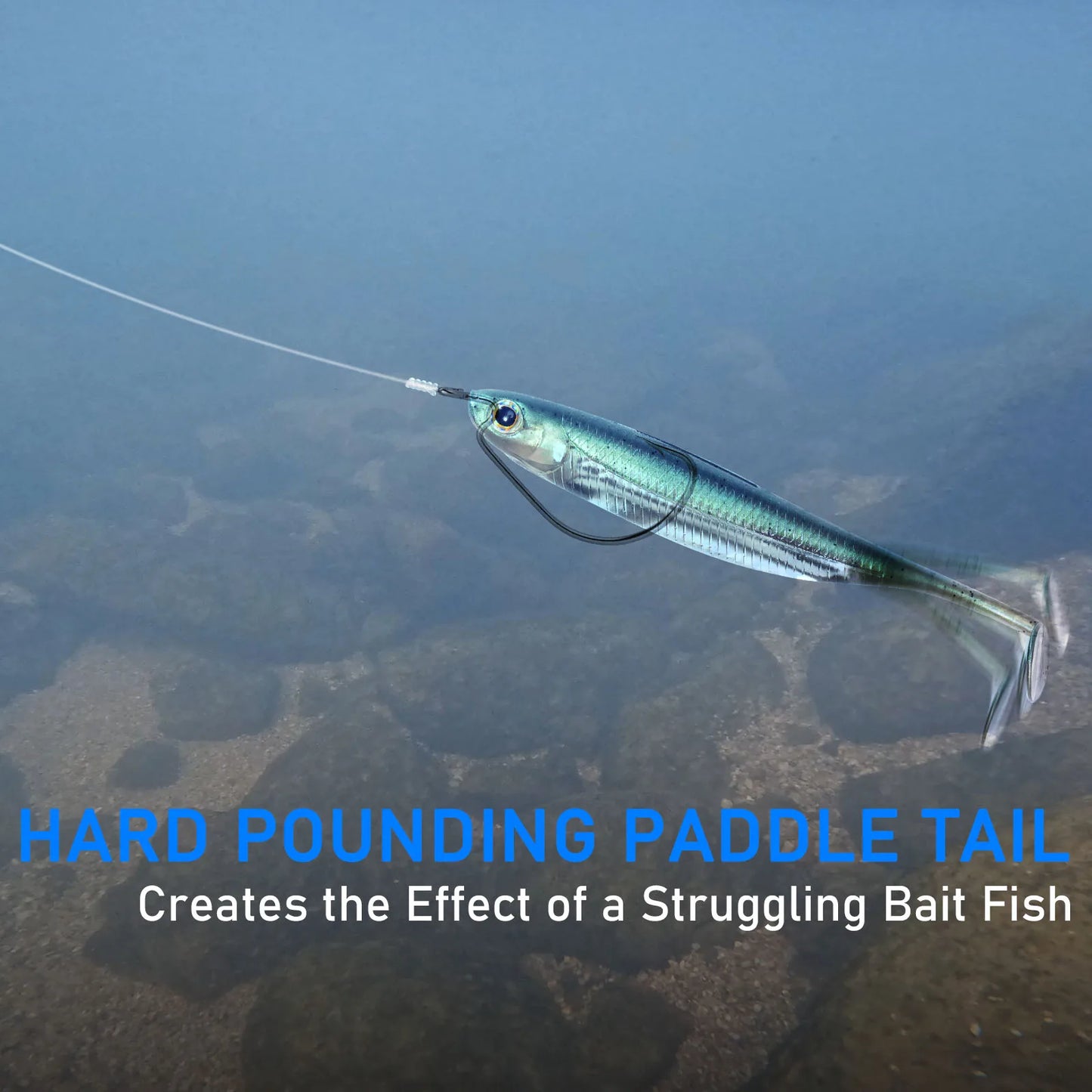 Soft Plastic Fishing Lures Paddle Tail Swimbaits