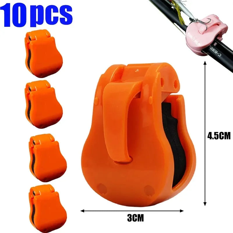 ABS Fishing Rod Holder Universal Multifunction Fixation for Lure Sea Table Rods Transport Storage Anti Slip 4.5x3x3cm 260430