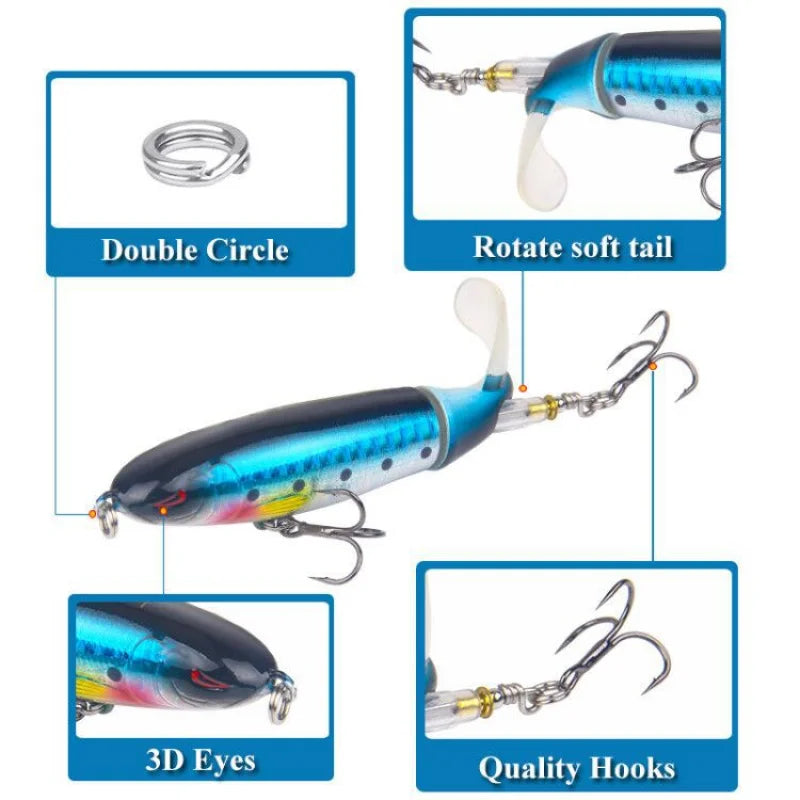 Topwater Fishing Lure Whopper Popper