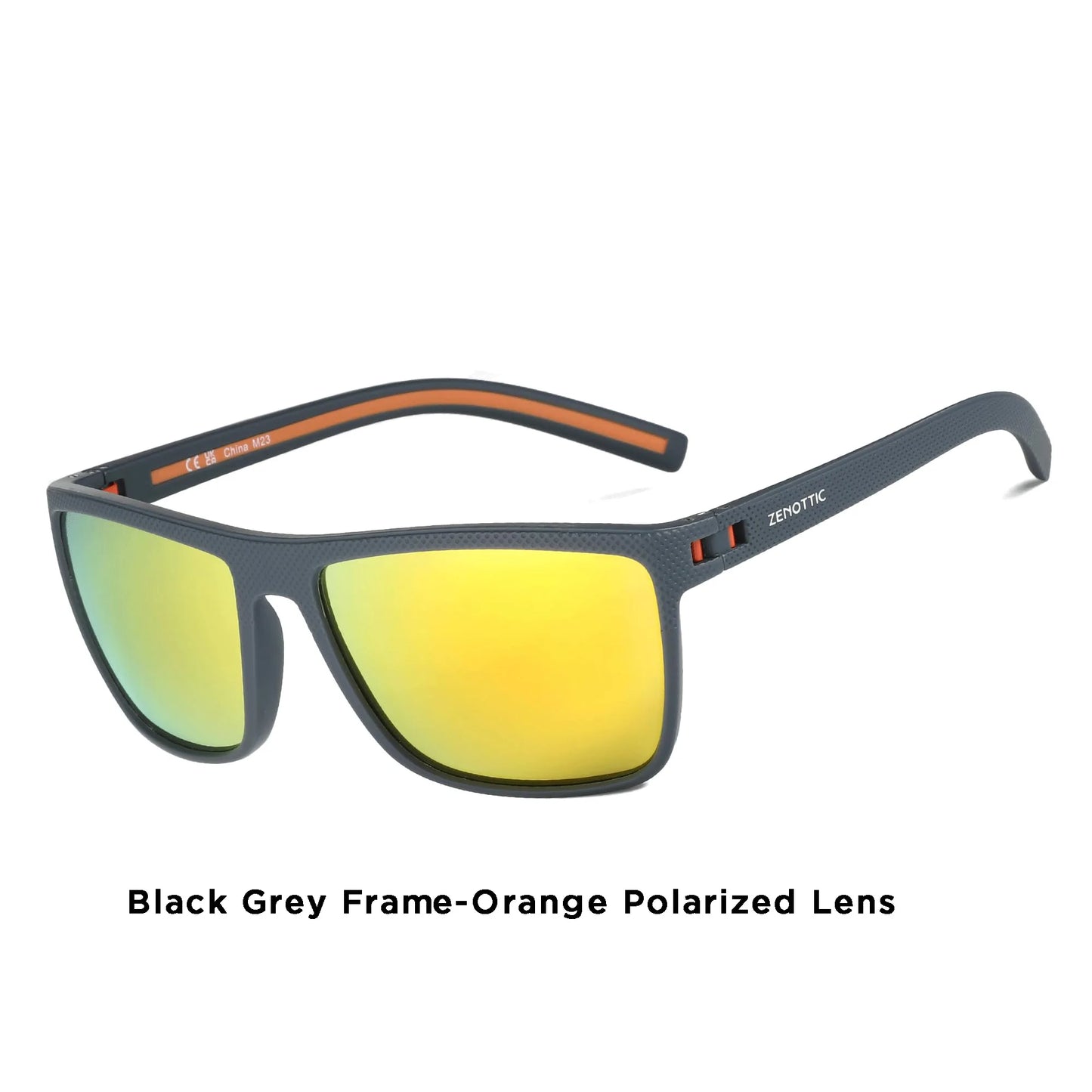 ZENOTTIC Polarized Sunglasses – Men’s Lightweight TR90 Frame, UV400 Protection, Square