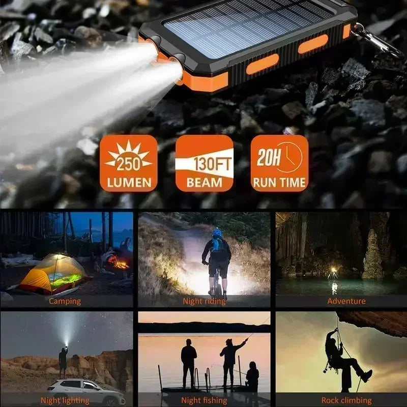 10000mAh Solar Power Bank