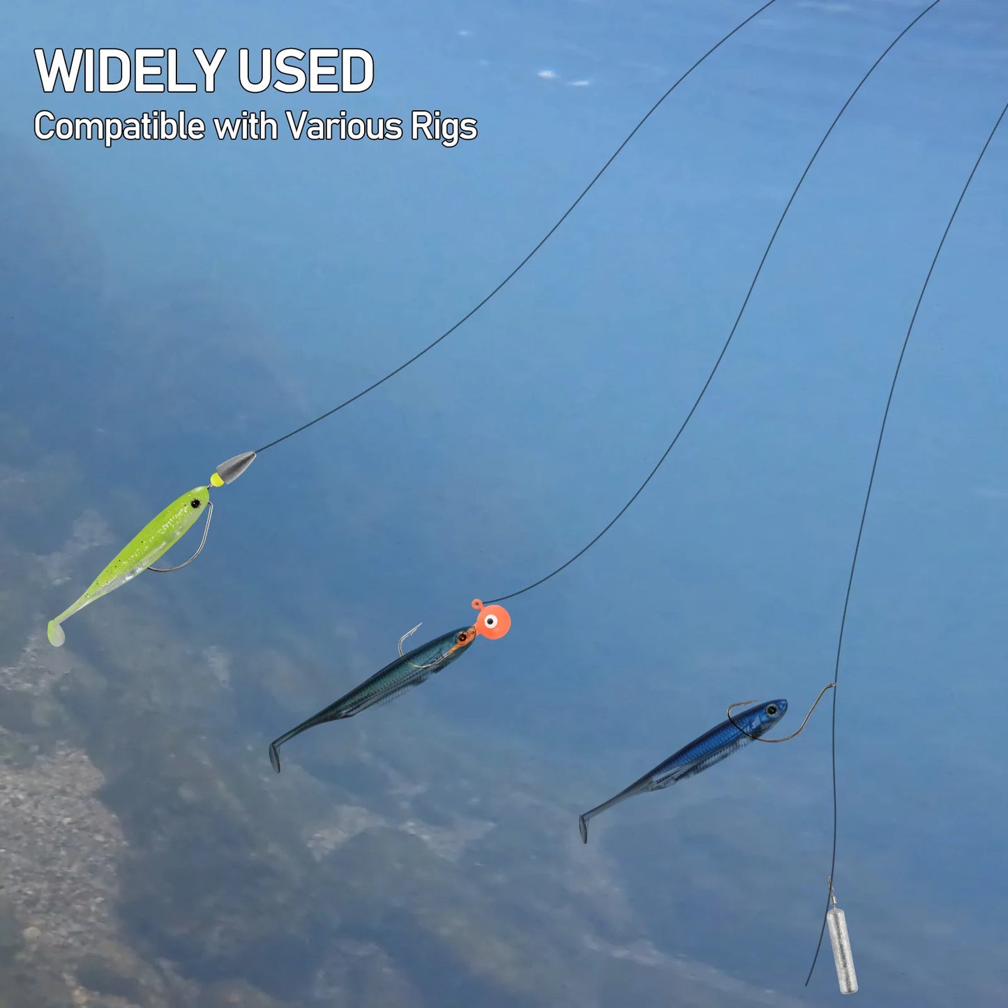 Soft Plastic Fishing Lures Paddle Tail Swimbaits