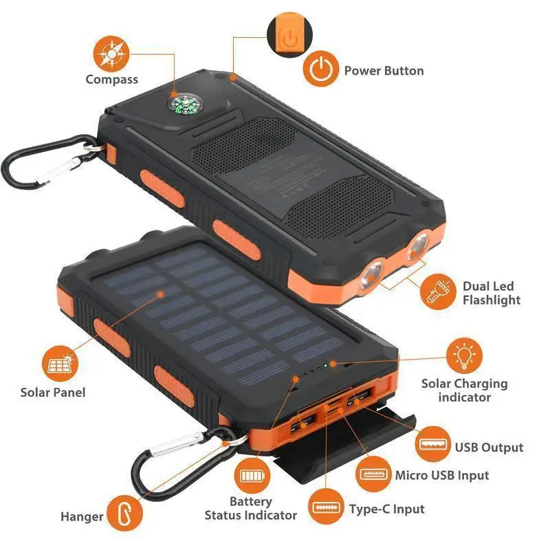 Solar Charger PowerBank 10000mAh