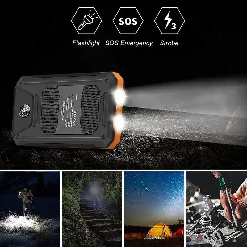 10000mAh Solar Power Bank