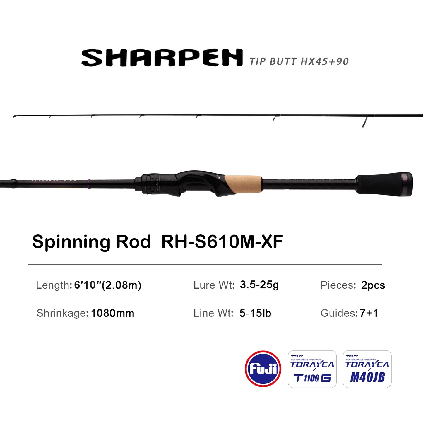 Soft Lure Spinning Rod
