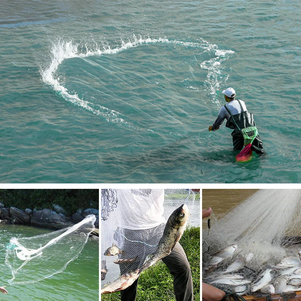 Casting Net 4ft 6ft 8ft Radius