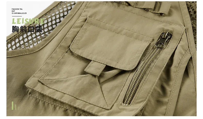 Multipocket Quick Dry Mesh Fishing Vests