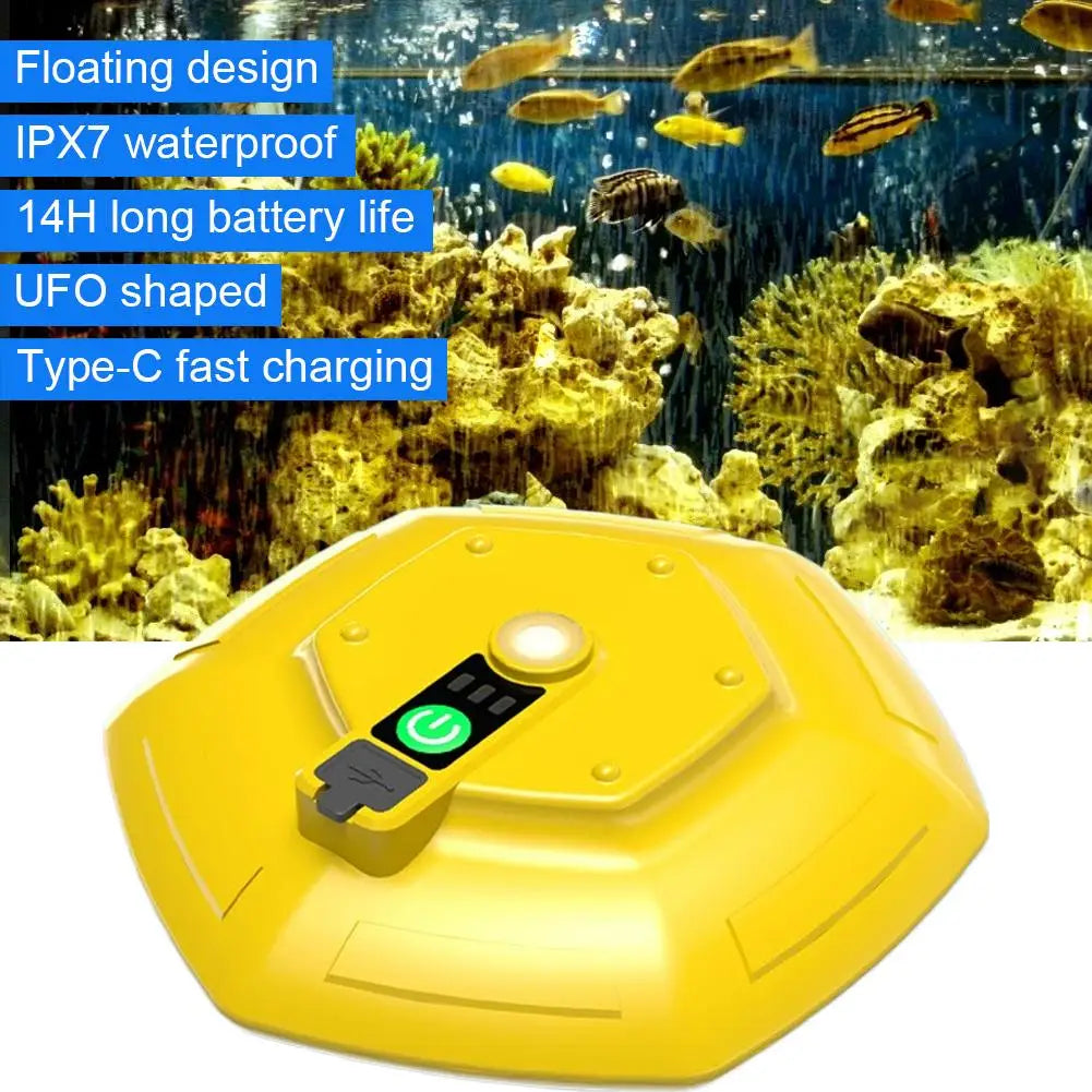 Outdoor Aerator Pump UFO Float Aerator Portable Float Fishing Small Aerator Fishing Automatic Oxygen Machine