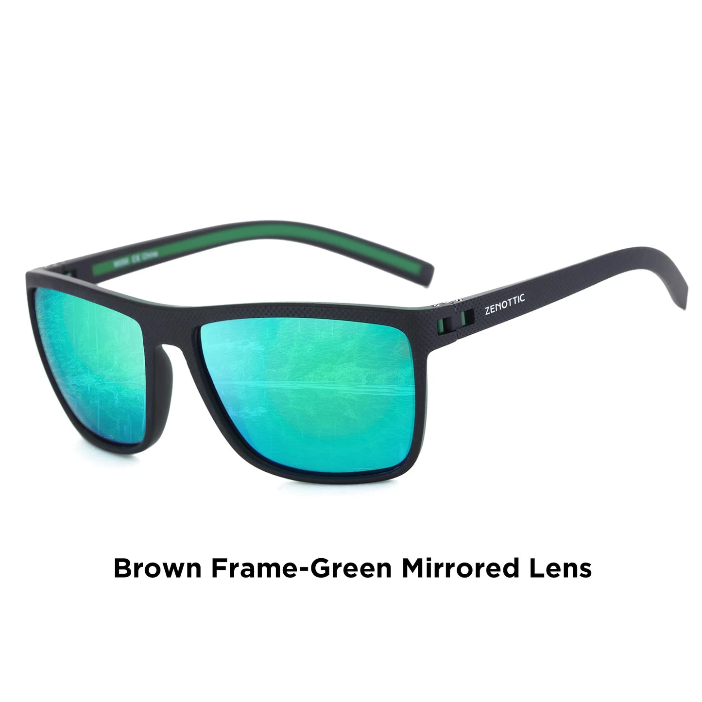 ZENOTTIC Polarized Sunglasses – Men’s Lightweight TR90 Frame, UV400 Protection, Square