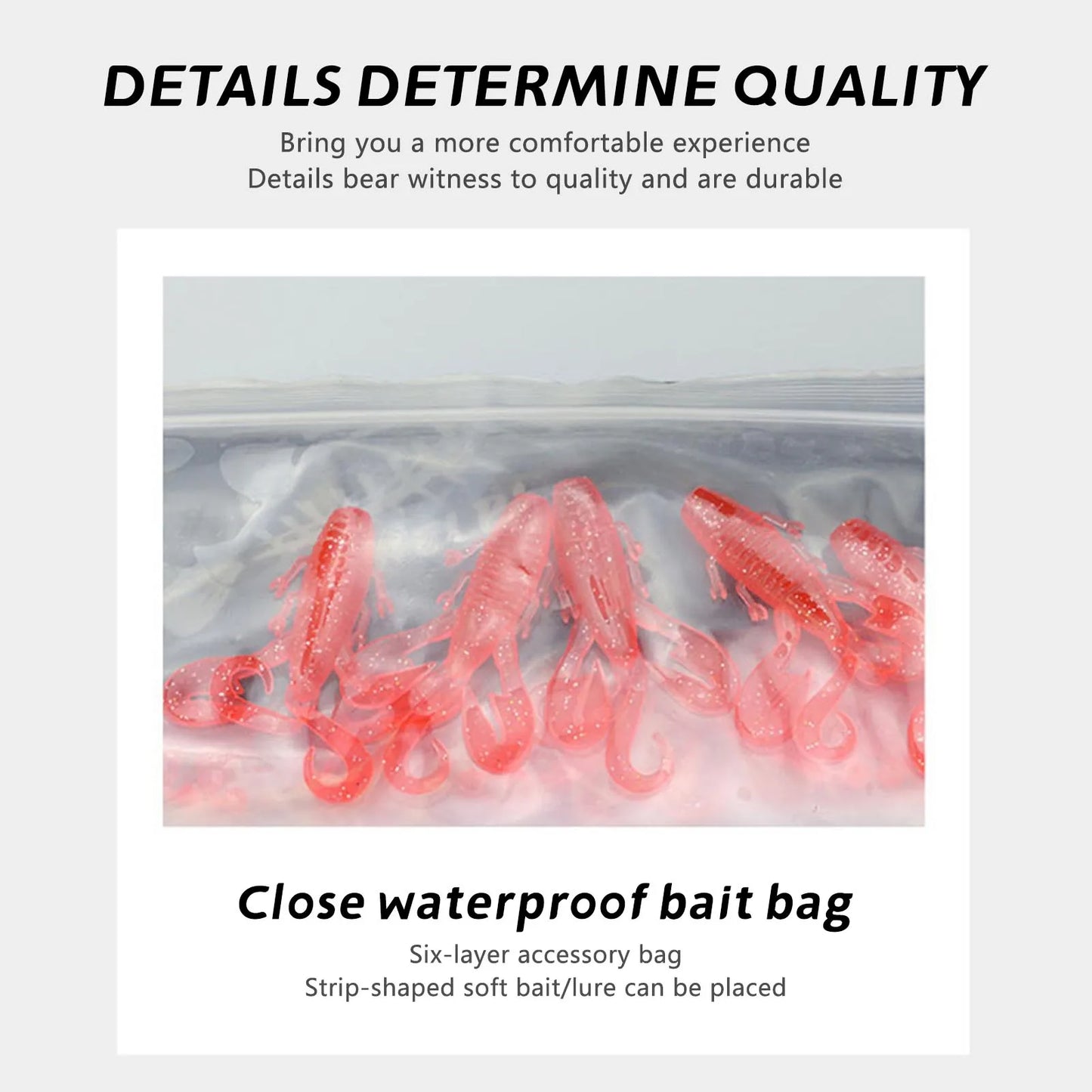 Soft Bait Organizer Fishing Tackle Bag