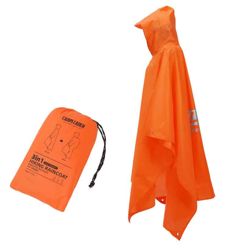 3-in-1 Outdoor Waterproof Raincoat