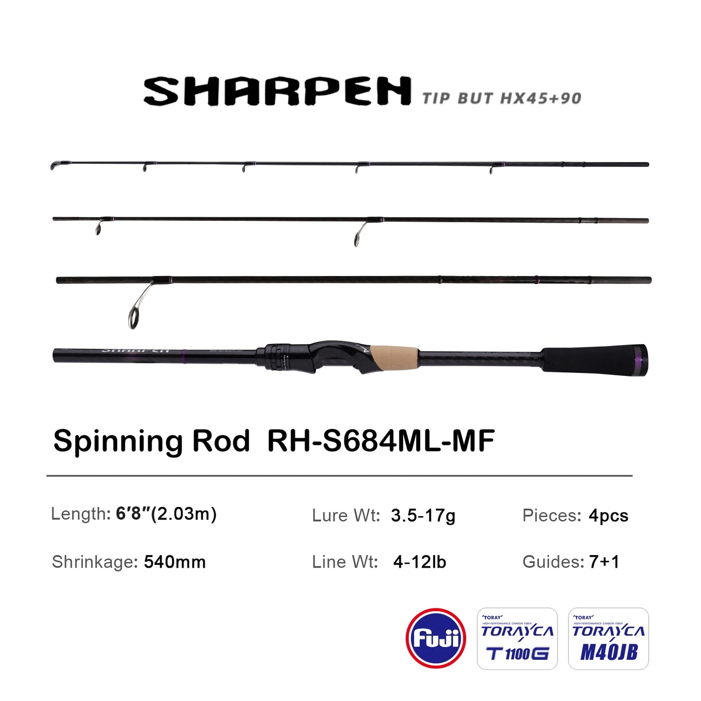 Soft Lure Spinning Rod
