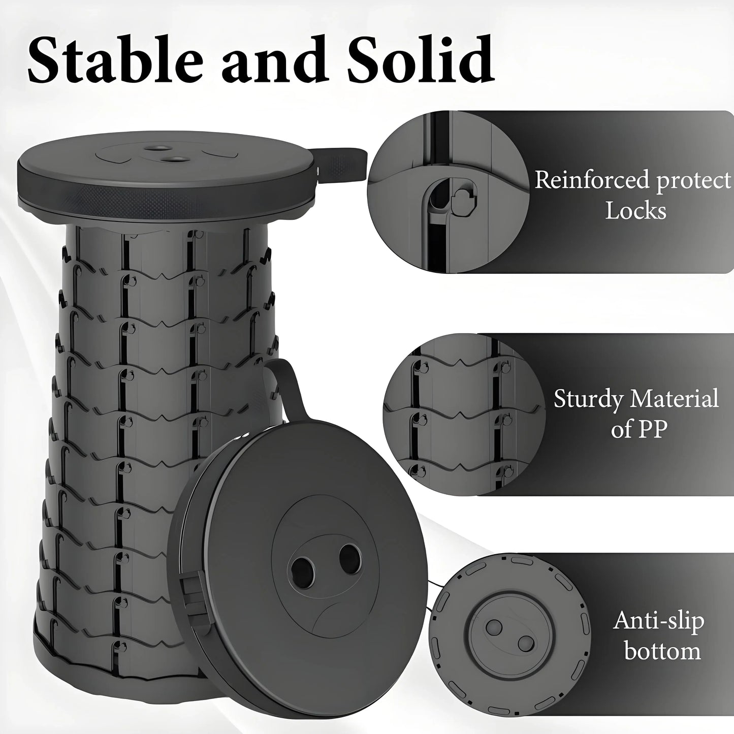 Lightweight Compact Folding Stool
