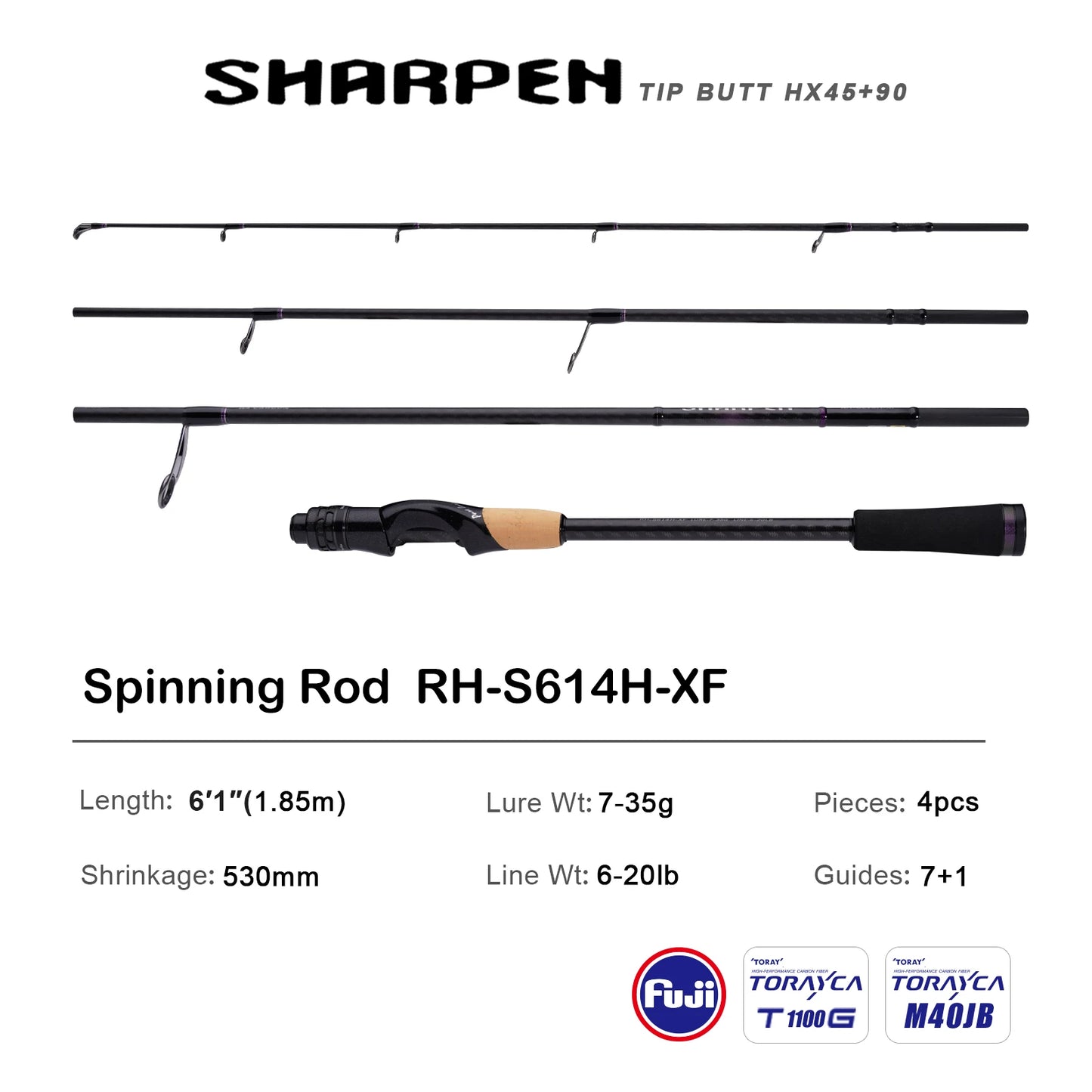 Soft Lure Spinning Rod