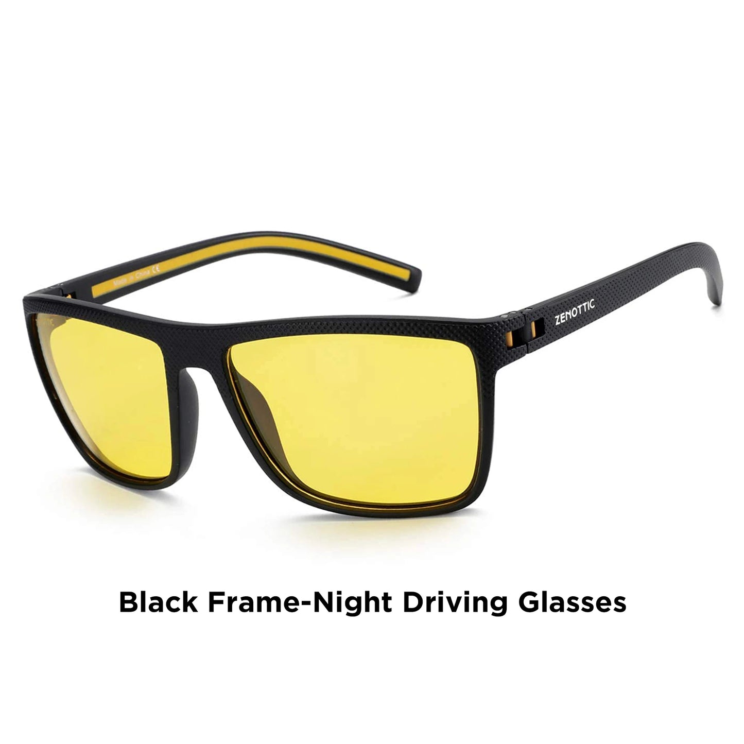 ZENOTTIC Polarized Sunglasses – Men’s Lightweight TR90 Frame, UV400 Protection, Square