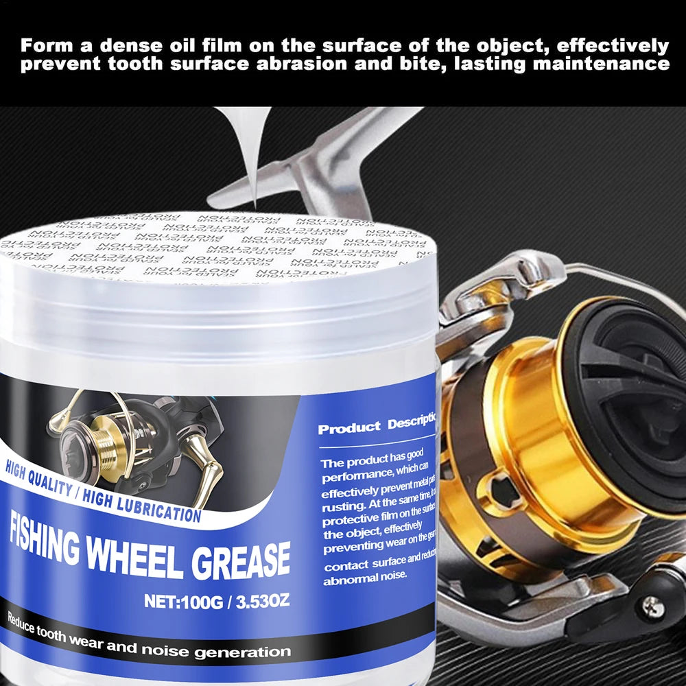 50g /100g Fishing Reel Grease Fishing Reel Oil Effective Fishing Reel Care Accessories Fishing Reel Lubricant
