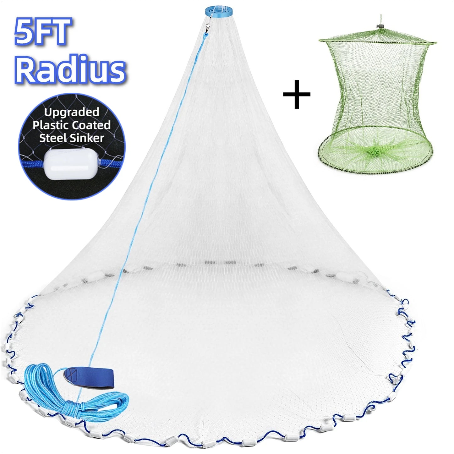 Casting Net 4ft 6ft 8ft Radius