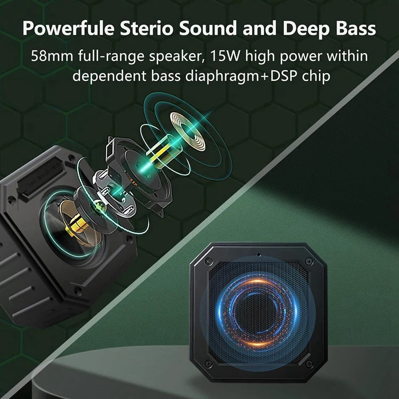 Portable Magnetic Bluetooth Speaker