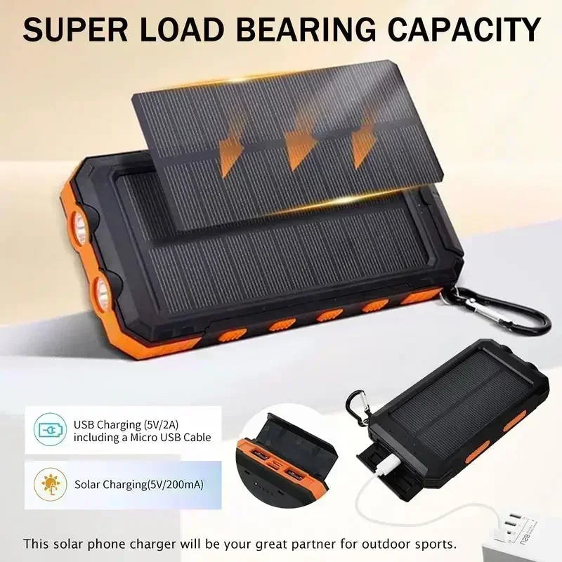 10000mAh Solar Power Bank