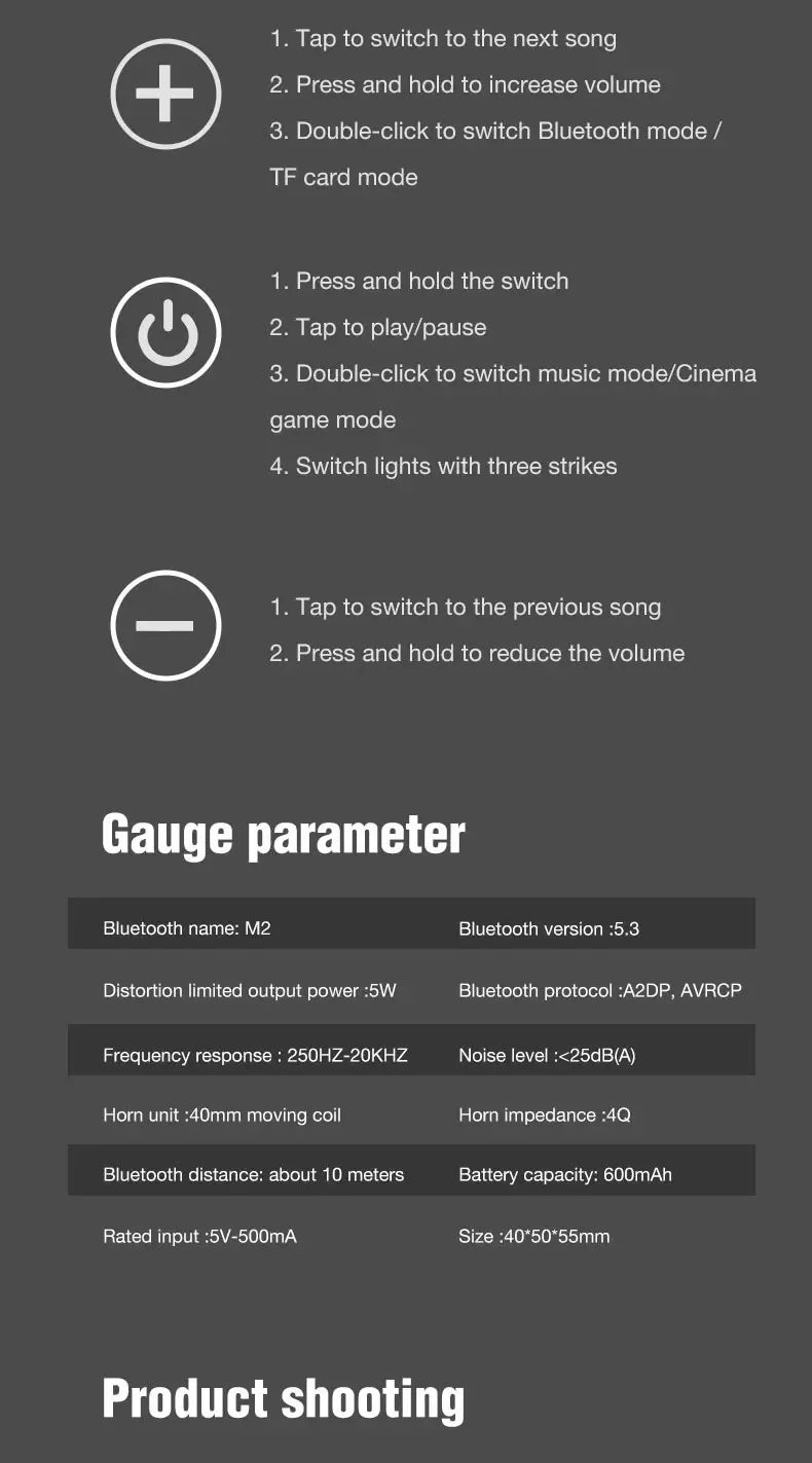 Magnetic Wireless Speaker