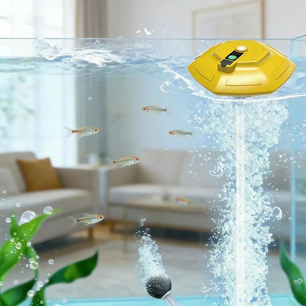 Outdoor Aerator Pump UFO Float Aerator Portable Float Fishing Small Aerator Fishing Automatic Oxygen Machine