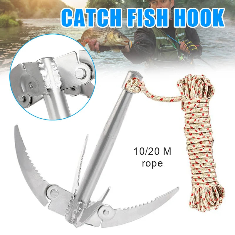 Folding Boats Anchor With Rope