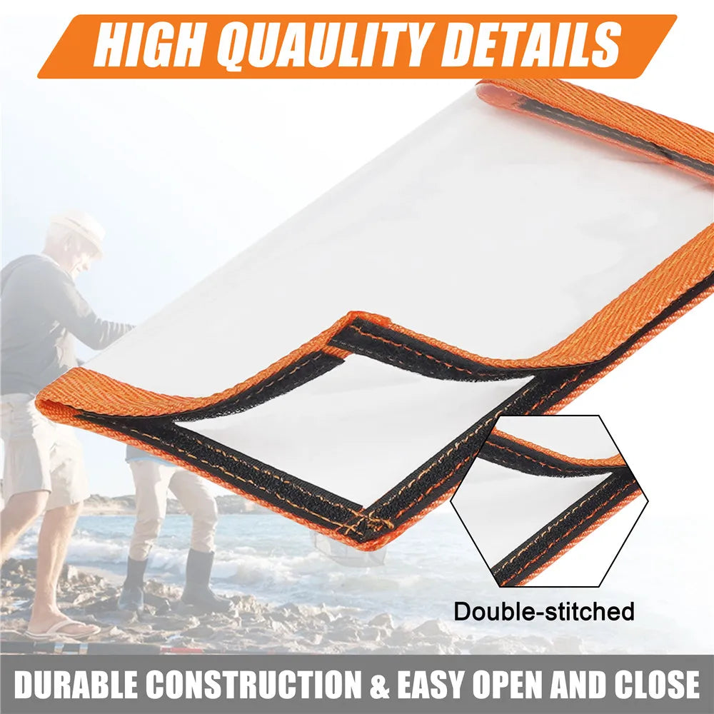 2PCS Fishing Lure Wraps Covers Durable Fishing Hook Covers Lure wrap Protector Gear Saltwater Fishing Bait Storage Tackle