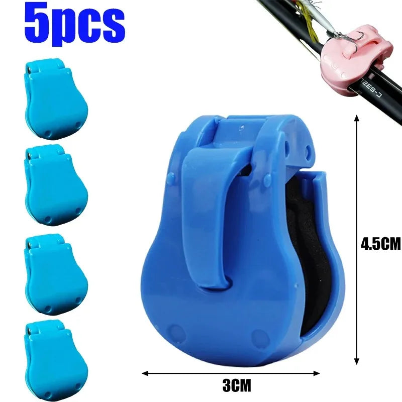 ABS Fishing Rod Holder Universal Multifunction Fixation for Lure Sea Table Rods Transport Storage Anti Slip 4.5x3x3cm 260430